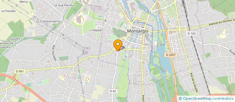localisation de l'entreprise FRANCE INTER à MONTARGIS