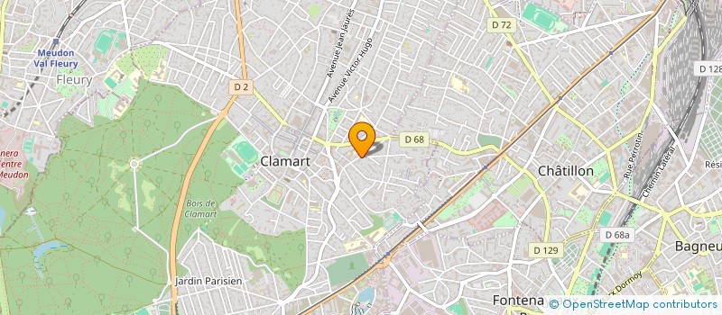 localisation de l'entreprise FRANCE INTERACTIFS IVI à CLAMART