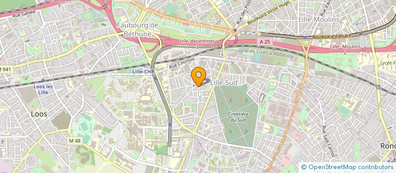 localisation de l'entreprise FRANCE INTERVENT RESTAUR SINISTRES TECHN à LILLE