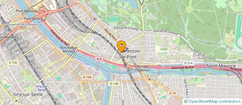 localisation de l'entreprise FRANCE INTERVENTIONS  CHARENTON-LE-PONT