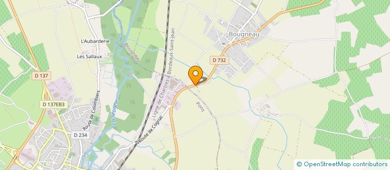 localisation de l'entreprise FRANCE INTRAMURAOS  SALIGNAC-SUR-CHARENTE