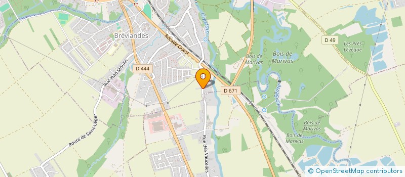 localisation de l'entreprise FRANCE INTRANS AGRICULTURE  BREVIANDES