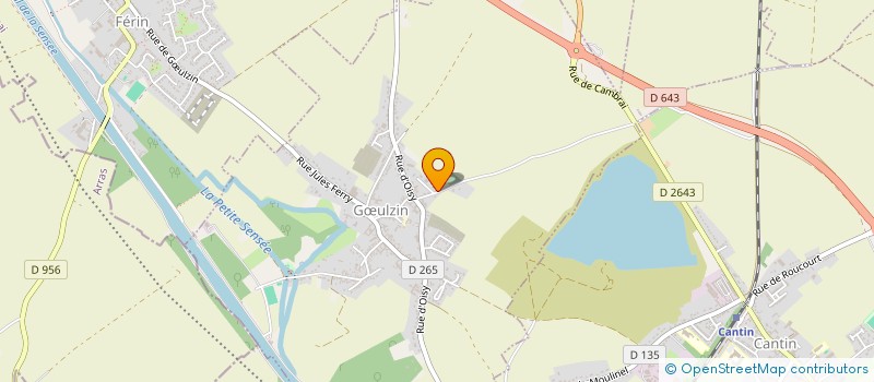 localisation de l'entreprise FRANCE INVEST  GULZIN