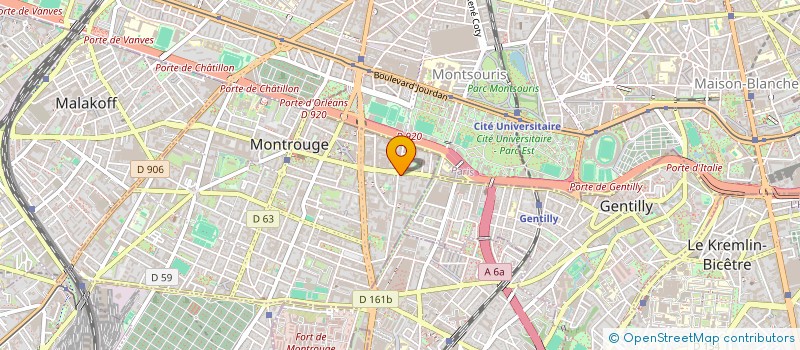 localisation de l'entreprise FRANCE INVESTISSEMENT IMMOBILIER à MONTROUGE