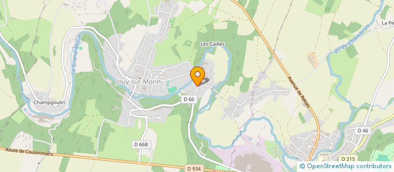 localisation de l'entreprise FRANCE INVESTISSEMENTS FONCIERS  JOUY-SUR-MORIN