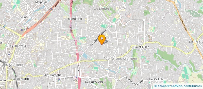 localisation de l'entreprise FRANCE IRIS à MARSEILLE 12EME