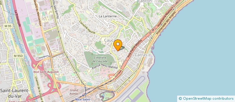 localisation de l'entreprise FRANCE ISOLATION PATRIMOINE à NICE