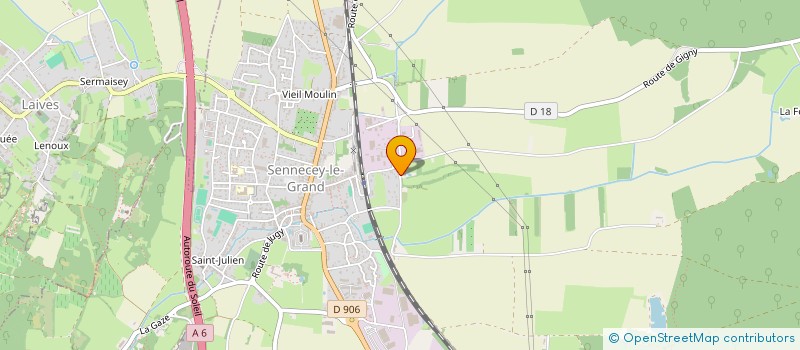 localisation de l'entreprise FRANCE ITE  SENNECEY-LE-GRAND