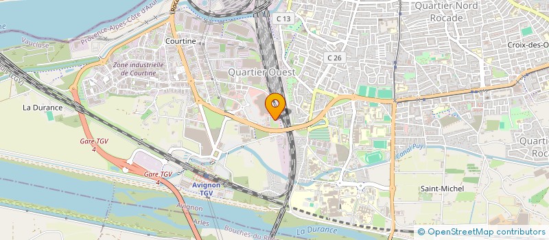 localisation de l'entreprise FRANCE ITINERAIRES  AVIGNON