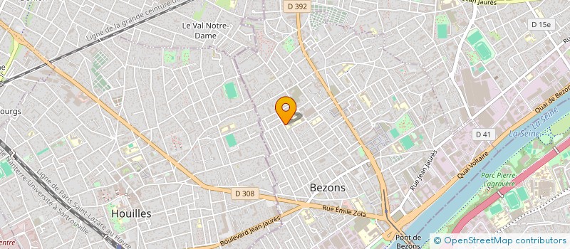 localisation de l'entreprise FRANCE IVOIRE PROPRETE  BEZONS