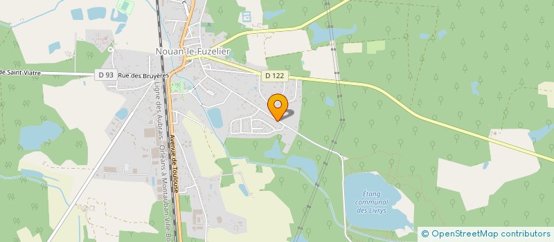 localisation de l'entreprise FRANCE J'AIME MON COMPAGNON  NOUAN-LE-FUZELIER