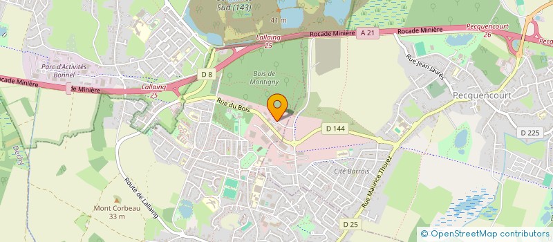 localisation de l'entreprise FRANCE JEUX PRO  MONTIGNY-EN-OSTREVENT