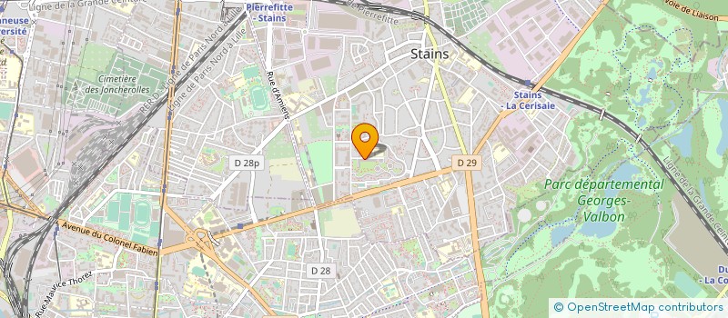 localisation de l'entreprise FRANCE K-PRO à STAINS