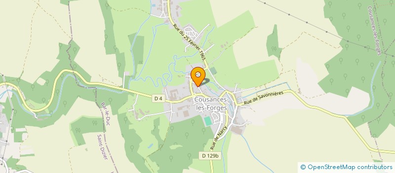 localisation de l'entreprise FRANCE KENNEL à COUSANCES-LES-FORGES