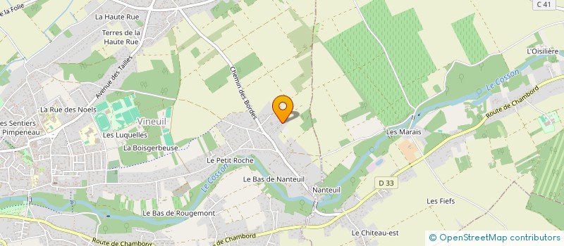 localisation de l'entreprise FRANCE LAFORA à VINEUIL