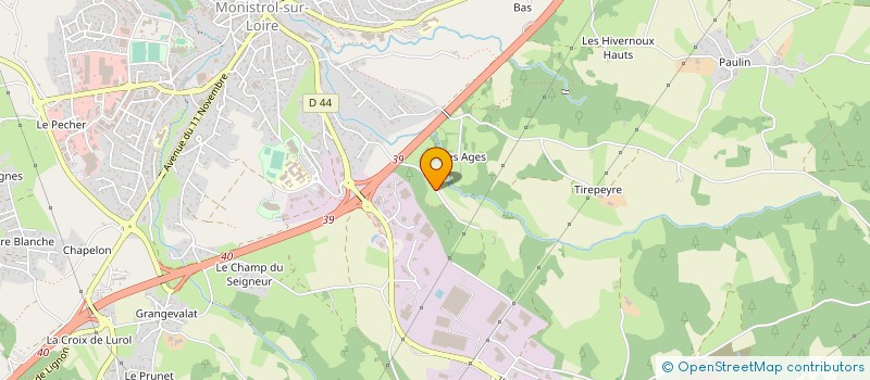 localisation de l'entreprise FRANCE LAMES à MONISTROL-SUR-LOIRE