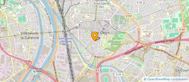 localisation de l'entreprise FRANCE LANNE à SAINT-DENIS