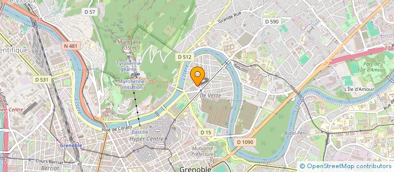localisation de l'entreprise FRANCE LASER INGENIERIE à GRENOBLE