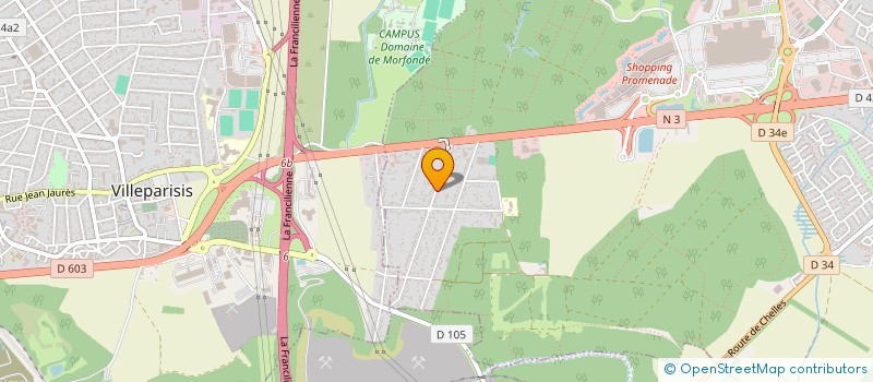 localisation de l'entreprise FRANCE LED LIGHT  CLAYE-SOUILLY