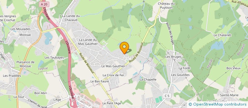localisation de l'entreprise FRANCE LIMOUSIN SELECTION à BOISSEUIL