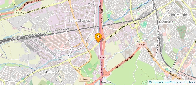 localisation de l'entreprise FRANCE LITERIE CANAPE à PERPIGNAN