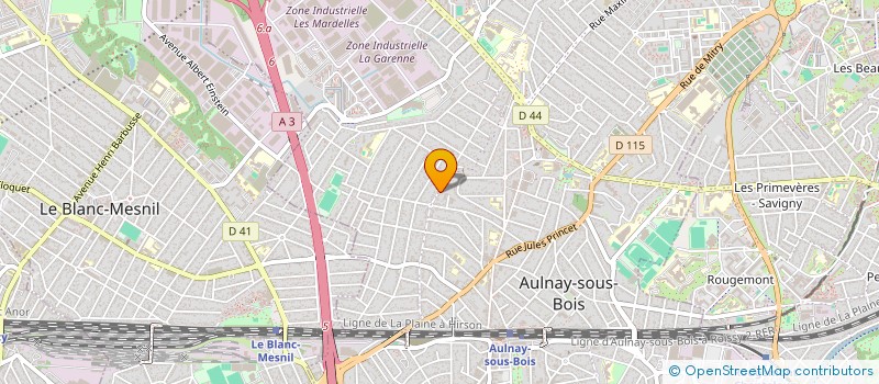 localisation de l'entreprise FRANCE LOC à AULNAY-SOUS-BOIS