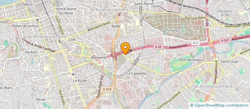 localisation de l'entreprise FRANCE LOCA' ASSISTANCE à MARSEILLE