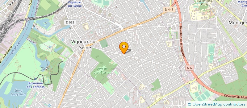 localisation de l'entreprise FRANCE LOCABENNE à VIGNEUX-SUR-SEINE