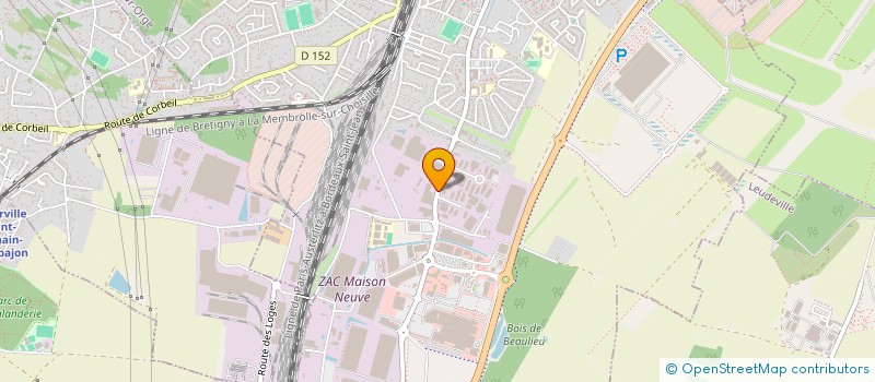 localisation de l'entreprise FRANCE LOCATION CAUDRON MEUNERIE à BRETIGNY-SUR-ORGE