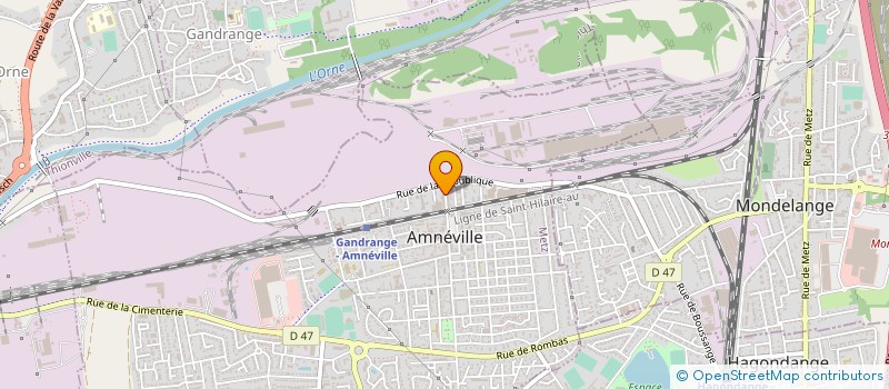 localisation de l'entreprise FRANCE LOCATIONS ET TRAVAUX à AMNEVILLE
