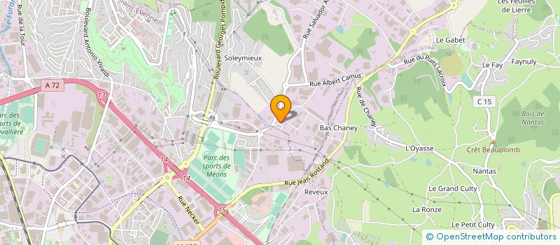 localisation de l'entreprise FRANCE LOIRE EXPRESS à LA TALAUDIERE