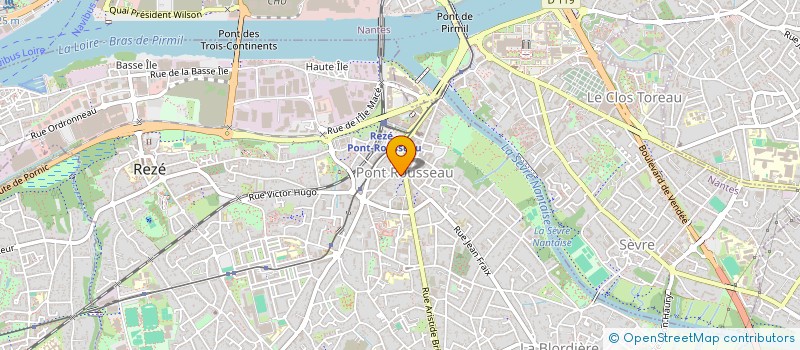 localisation de l'entreprise FRANCE LOIRE HABITAT  REZE