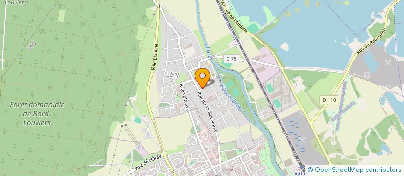 localisation de l'entreprise FRANCE LOUVE  LERY