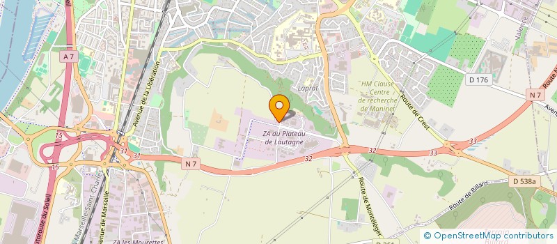 localisation de l'entreprise FRANCE MACCAFERRI  VALENCE