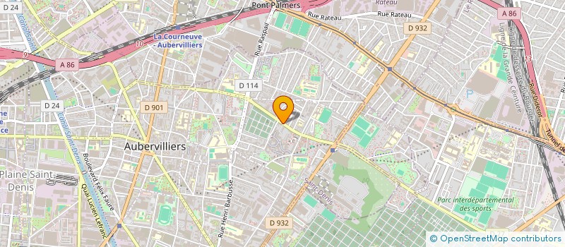 localisation de l'entreprise FRANCE MAGHREB BOAT à AUBERVILLIERS
