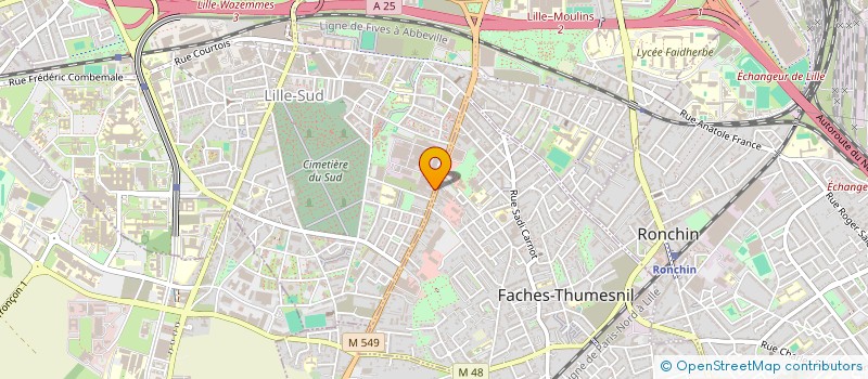 localisation de l'entreprise FRANCE MAINTENANCE RENOVATION à LILLE
