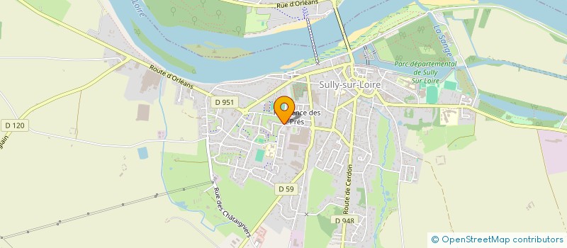 localisation de l'entreprise FRANCE MAINTENANCE SERVICE  SULLY-SUR-LOIRE