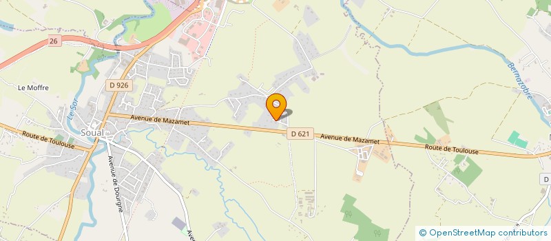 localisation de l'entreprise FRANCE MAISON DESIGN  SOUAL