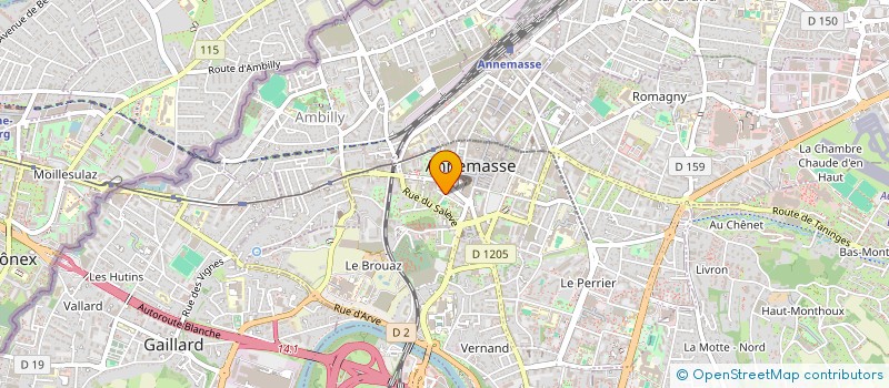 localisation de l'entreprise FRANCE MANDATS SARL à ANNEMASSE