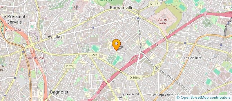 localisation de l'entreprise FRANCE MARBRERIE FUNERAIRE à BAGNOLET