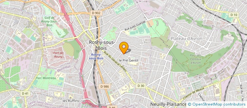 localisation de l'entreprise FRANCE MARIE SOCIETE CIVILE IMMOBILIERE à ROSNY-SOUS-BOIS