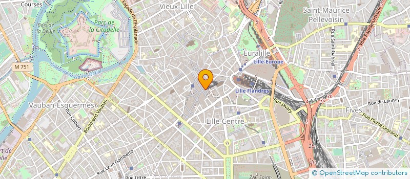 localisation de l'entreprise FRANCE MAROQUINERIE à LILLE