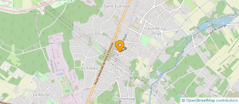 localisation de l'entreprise FRANCE MARQUAGE à SAINT-GERMAIN-LES-ARPAJON