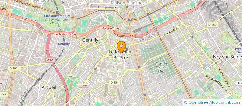 localisation de l'entreprise FRANCE MATELAS à KREMLIN BICETRE