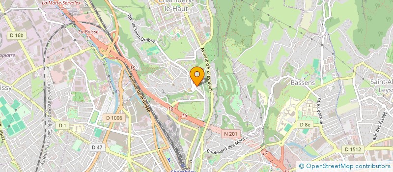 localisation de l'entreprise FRANCE MATERIAUX à CHAMBERY
