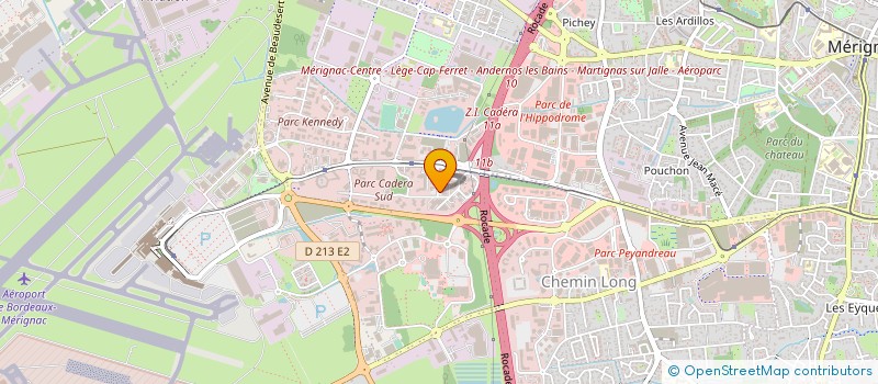 localisation de l'entreprise FRANCE MATERNITE  MERIGNAC