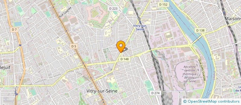 localisation de l'entreprise FRANCE MECANIQUE TRANSPORTS INTER à VITRY-SUR-SEINE