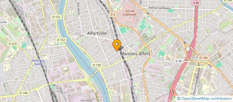 localisation de l'entreprise FRANCE MED à ALFORTVILLE