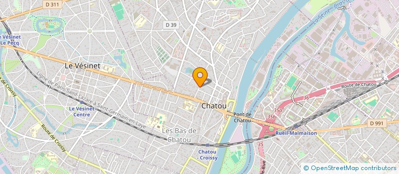 localisation de l'entreprise FRANCE MEDICALE SERVICES à CHATOU