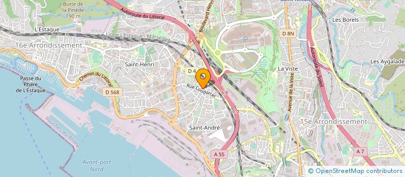 localisation de l'entreprise FRANCE MEDITERRANEE DISTRIBUTION à MARSEILLE
